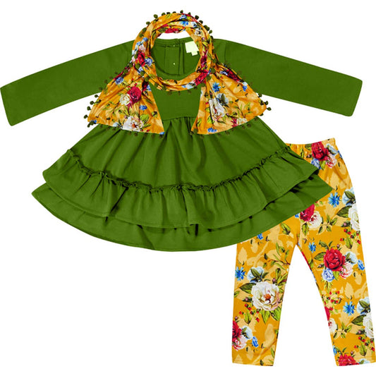 Amor Babee - Fall Floral Outfit (Toddler size)